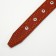 Leather collar on felt decorated, 65 x 3.5 cm, Osh 50-60 cm, brown