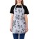 Apron of a kitchen with a photo print "Bouquet", adjustable, size OS