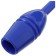 Bulava for rhythmic gymnastics inserted Grace Dance, 35 cm, blue color