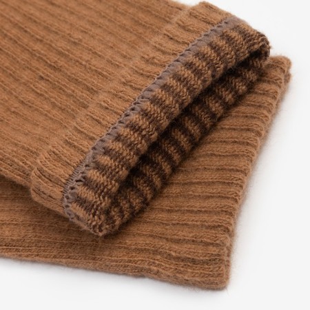 Men's socks with a camel fluff, red color, size 44-46-2