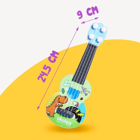 Musical guitar toy "Dinosaurus", Mix colors-1