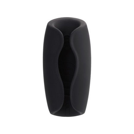 Rechargeable masturbator Erotist hailstorm, silicone, black, 14.7 cm-1