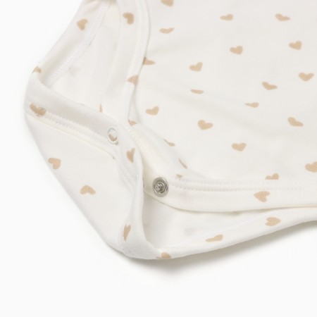 Body with a long sleeve, beige color/hearts, height 80 cm-3