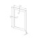 Wall mirror "Wenge", 50 × 70 cm, Rama MDF, 55 mm