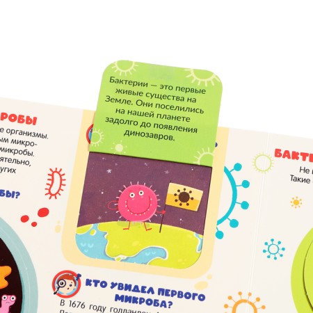 Book with windows "viruses and microbes"-3