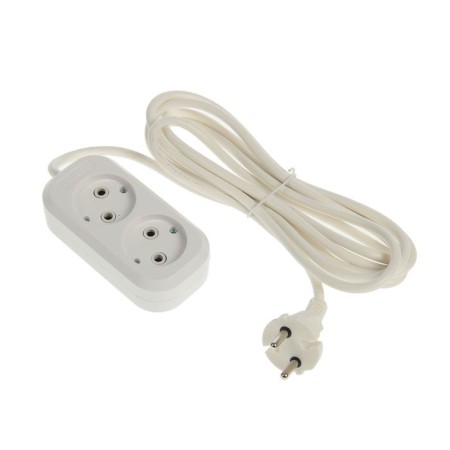 The extension cord UNIVERSAL E-202, 2 sockets, 3 m, PVS 2x0.75, 10 A