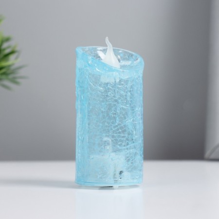 Nightmare "Blue candle" LED 1W from battery 3xlr44 5x5x16cm Risalux-3