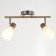 Economic light lights Onyx 2x60W E14, chrome 44x12x23 cm
