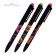 Handle Automatic Ball Freshwrite FunClick. Food in Black, node 0.7 mm, blue pigment ink, Soft Touch, mix