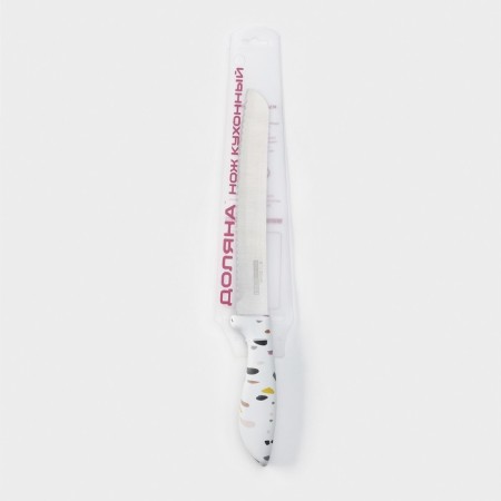 Knock for bread of the share of Sparkle, blade 20 cm, white color-4