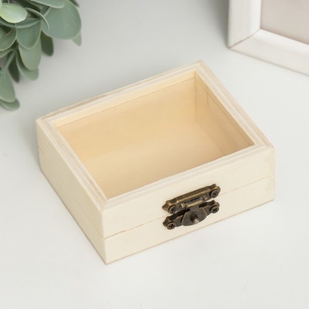 Browner for painting wood "rectangular with glass" 2.8x7.7x6.5 cm