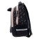 School backpack 40 x 26 x 19 cm, ergonomic back, Hatber sreet "Moore-huma", pink/black NRK_77090