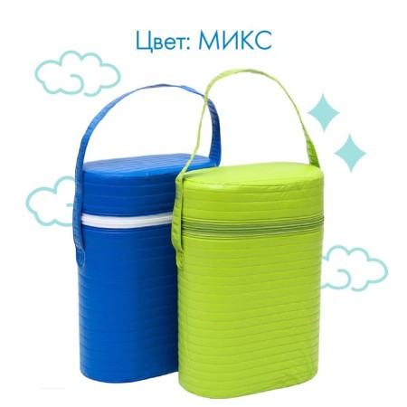 Thermal drum is a container for classic bottles (plastic), mix color-3