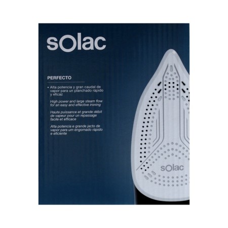 SOLAC Optima Extrem iron, ceramic sole, 2800 watts, 40 g/min, 300 ml, dark green-5