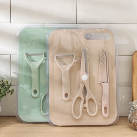 A set of kitchen accessories "for the kitchen", 4 in 1, color mix-4