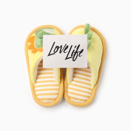Baby slippers, size 34-35, yellow color-7