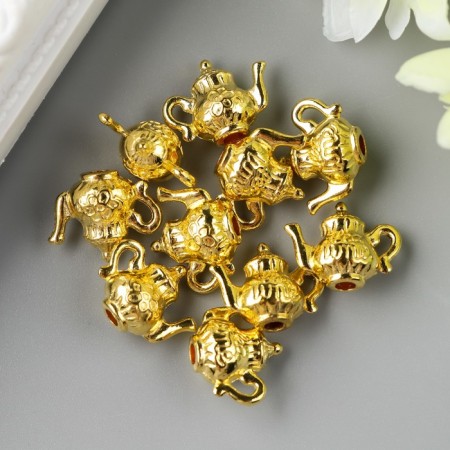 Decorative element "Teapot", Color Gold-1