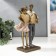 Polystone souvenir "Fighting a couple with hearts" 25.5x8.5x15 cm