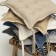 Pillow on the chair "Ibiza", size 40x40 cm, beige-gray color