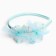 Blue hair rim, flowers, 11 cm, cold heart