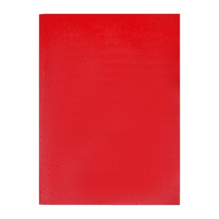 A4 notebook 96 sheets in Calligrata Vigo Boomvinyl VA0505 (Soft-Touch), Red, Offset block-1