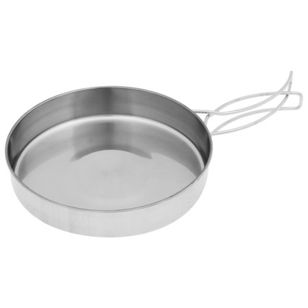 Set of dishes Maclay, hiking: 2 circles, 2 bowls, pan, 2 pots, stainless steel-12