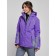 Ski jacket female winter, size 46, purple color
