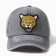 Men's cap Minaku "Leopard", gray color, rr 56-58