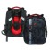 School backpack 38 x 30 x 16 cm, ergonomic back, Stavia "Military24", gray
