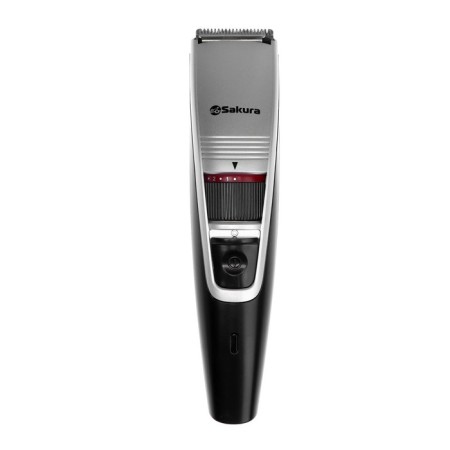 Sakura SA-5529LG hair trimmer, for beard/mustache, 0.5-10 mm, battery, silver-black-3