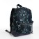 Baby backpack on a zipper, an outer pocket, a reflective strip, black color