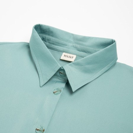 Women's dress Minaku: Casual Collection, green color, size 52-6