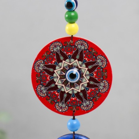 Suspension from the evil eye "From the evil eye. With bright beads" MIX 19.5x6x0.5 cm-1