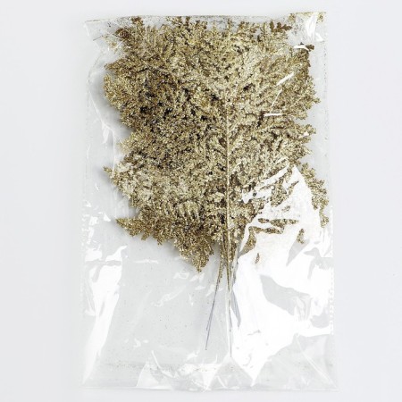 Decorative twig "amazement" in gold, 0.3 × 12 × 28 cm-4