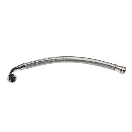 Flexible eyeliner Taen, 1 ", a scrap nut, for an expansion tank, 50 cm, corner