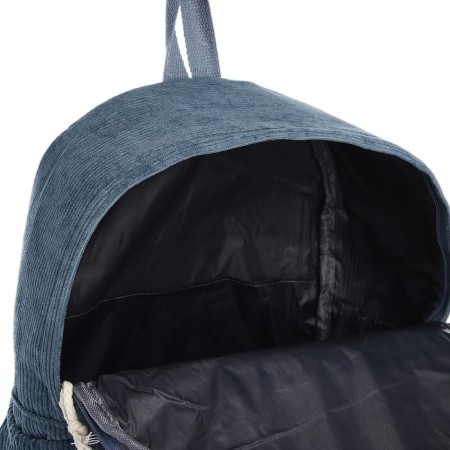 Young backpack from textiles on lightning, 4 pockets, blue color-5