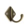 Hook furniture tundra TKO026, one -rod, bronze, 20 pcs