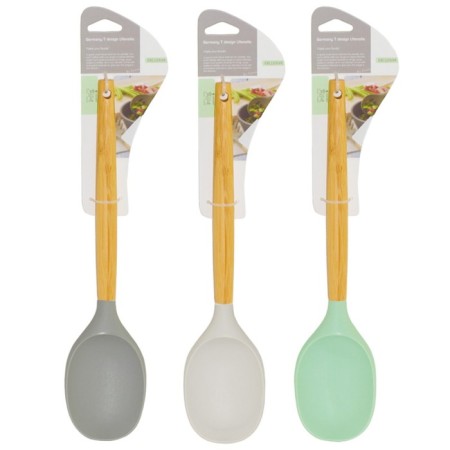 Silicone spoon lenardi, 30 cm, mix color