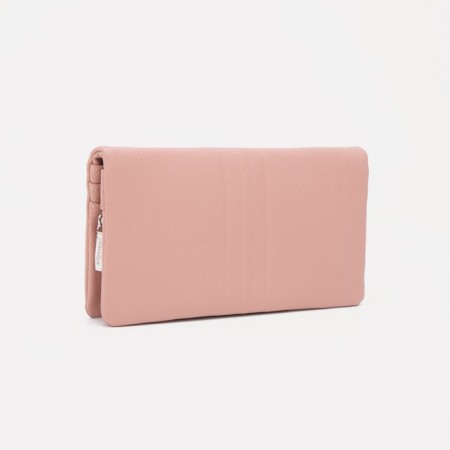 Women's wallet on magnets, powder color-1