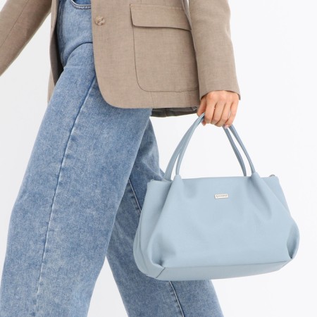 Bag women, medium size, blue color-6