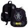 Frame backpack 36 x 28 x 17 cm, Bruno visconti "The look of the beast. Wolf"