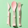 A set of cutlery “Take me with you”, fork, spoon, knife