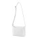 Female bag, artificial leather, white 24x6x19 cm