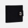 Male purse for magnet, department for bills, for maps, for coins, black color