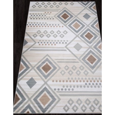 Rectangular carpet Merinos Valencia Deluxe, size 200x400 cm, color Cream-Blue