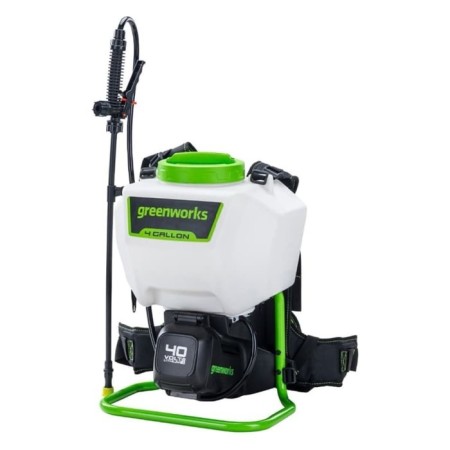 Sprayer GreenWorks G40BPS, without battery/ZU, 15 l, 40 V, 1.9 l/min, 5 bar