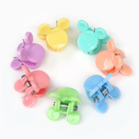 Gift set, hair gum 20 pcs, hairpin crab 20 pcs, Minnie Mouse-3
