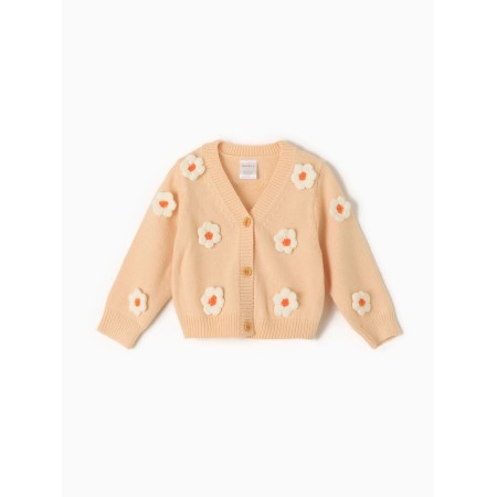Cardigan crumb I am chamomile, r.86-92 cm, beige