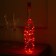 Garland "thread" 2 m dew with a traffic jam, IP20, silver thread, 20 LED, red glow, lr44x3