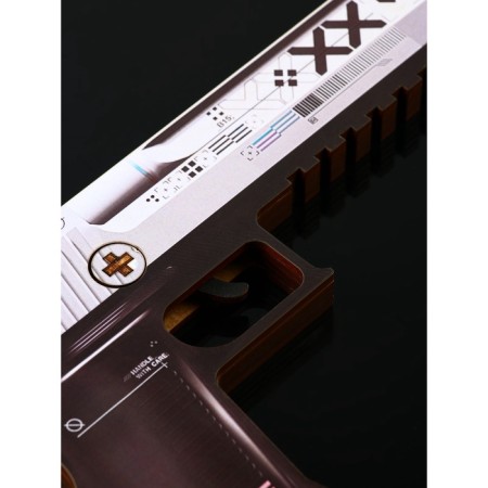 Wooden weapons, children's souvenir "white stream", pistol, 22.5 x 14 cm-4